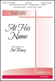 At His Name SATB choral sheet music cover Thumbnail